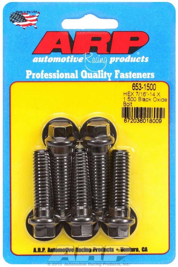 Auto Racing Products 653-1500 Bolt Kit - 6pt. (5) 7/16-14 x 1.500 Auto Racing Products 653-1500