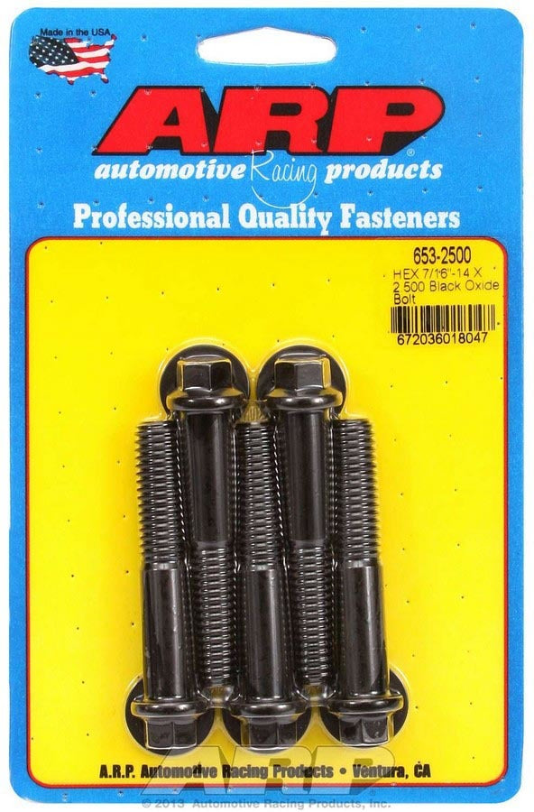 Auto Racing Products 653-2500 Bolt Kit - 6pt. (5) 7/16-14 x 2.500 Auto Racing Products 653-2500