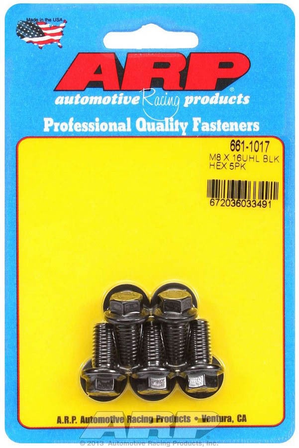 Auto Racing Products 661-1017 Bolt Kit - 6pt. (5) 8mm x 1.25 x 16mm Auto Racing Products 661-1017
