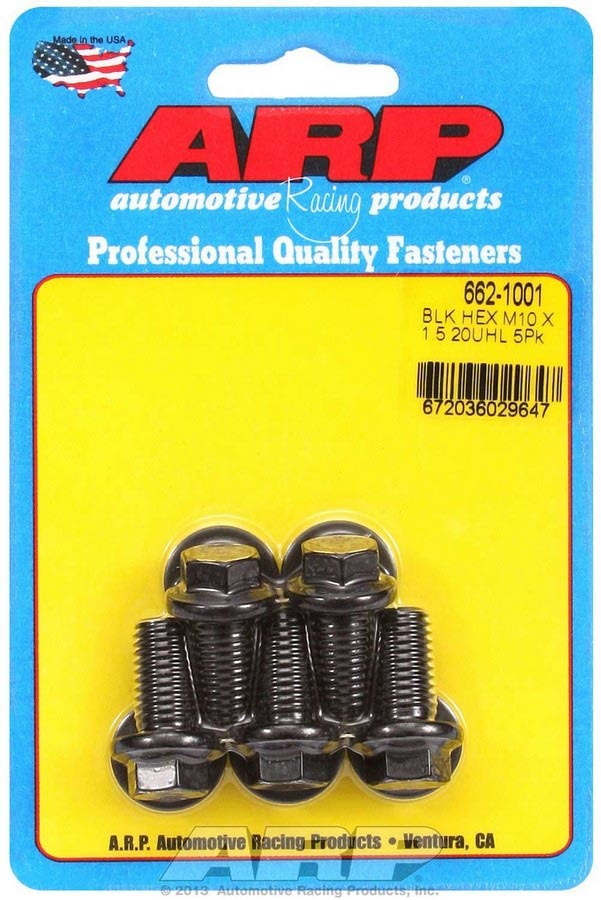 Auto Racing Products 662-1001 Bolt Kit - 6pt. (5) 10mm x 1.5 x 20mm Auto Racing Products 662-1001