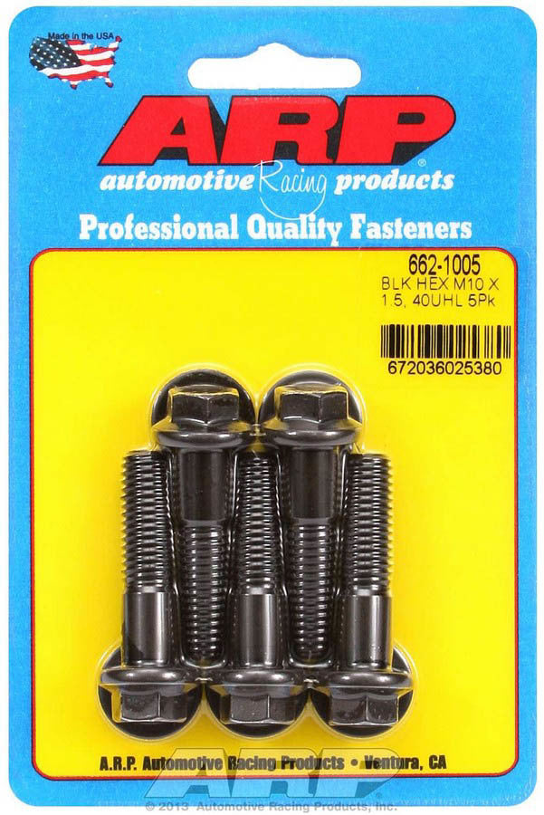 Auto Racing Products 662-1005 Bolt Kit - 6pt. (5) 10mm x 1.5 x 40mm Auto Racing Products 662-1005
