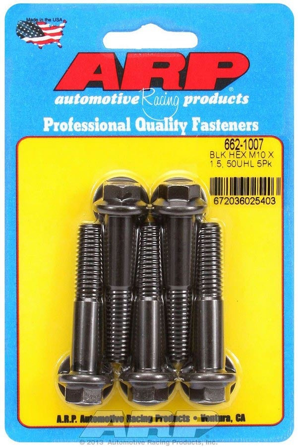 Auto Racing Products 662-1007 Bolt Kit - 6pt. (5pk) 10mm x 1.5 x 50mm Auto Racing Products 662-1007