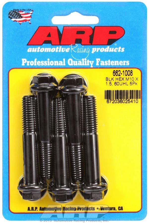 Auto Racing Products 662-1008 Bolt Kit - 6pt. (5) 10mm x 1.5 x 60mm Auto Racing Products 662-1008