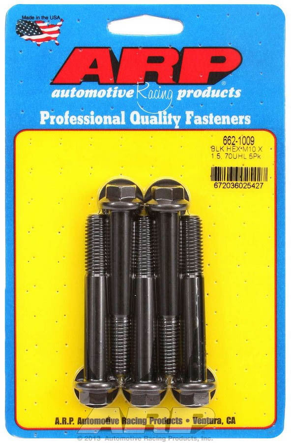 Auto Racing Products 662-1009 Bolt Kit - 6pt. (5) 10mm x 1.5 x 70mm Auto Racing Products 662-1009