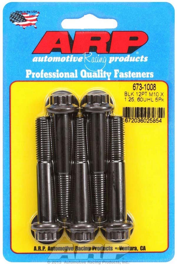 Auto Racing Products 673-1008 Bolt Kit - 12pt. (5) 10mm x 1.25 x 60mm Auto Racing Products 673-1008