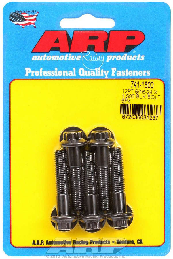 Auto Racing Products 741-1500 Bolt Kit - 12pt. (5) 5/16-24 x 1.500 Auto Racing Products 741-1500