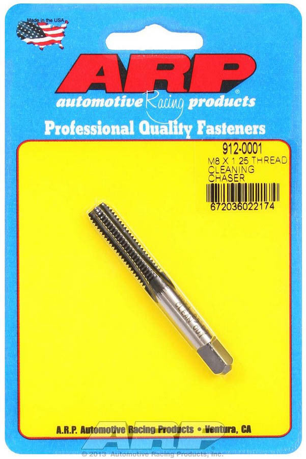 Auto Racing Products 912-0001 Thread Cleaning Tap 8mm x 1.25 Auto Racing Products 912-0001