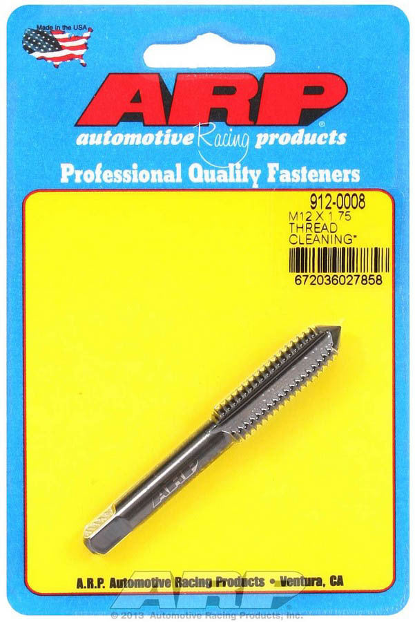 Auto Racing Products 912-0008 Thread Cleaning Tap - 12mm x1.75 Auto Racing Products 912-0008