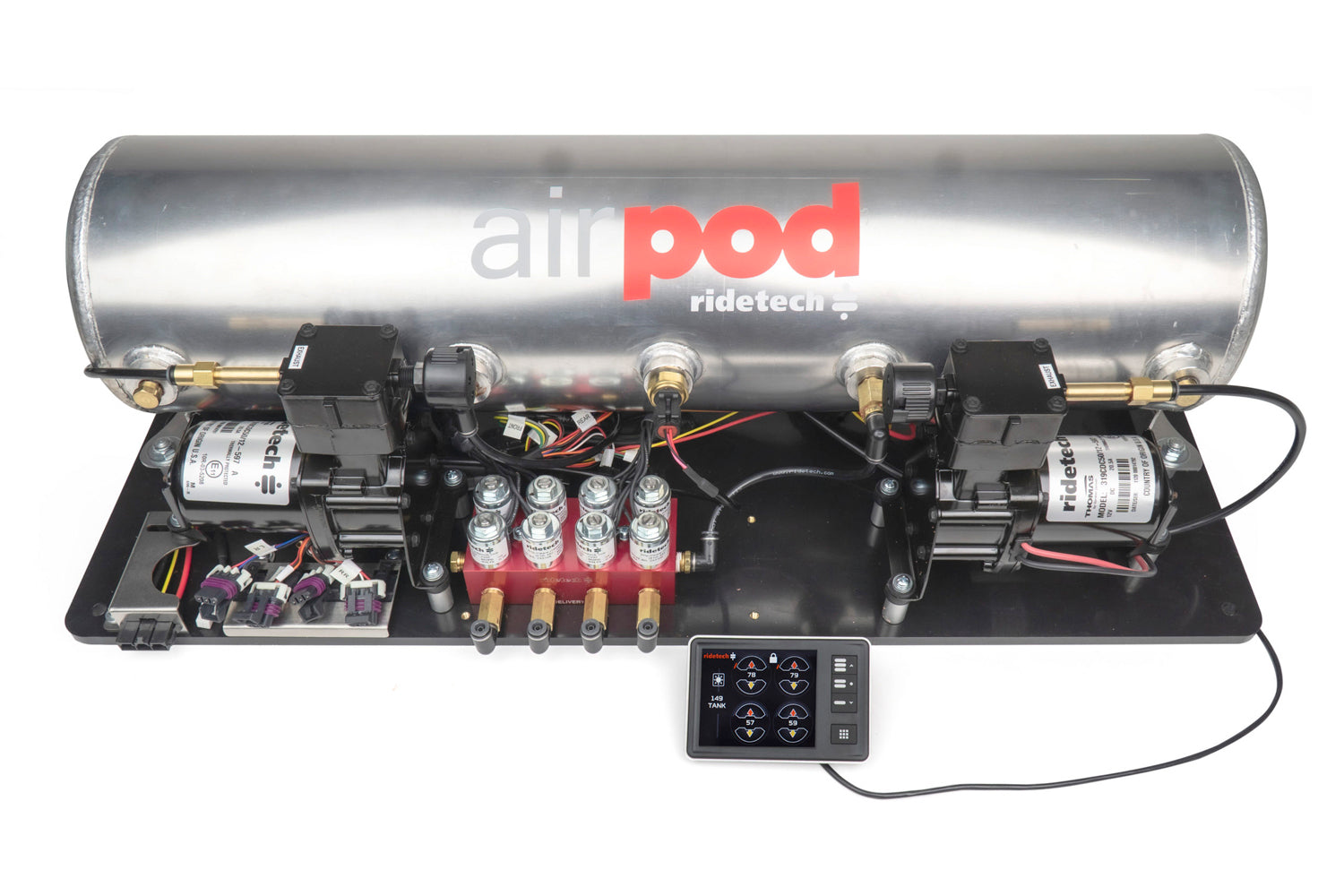 Ridetech 30514100 RidePro E5 5 Gallon Dual Compressor AirPod Ridetech 30514100