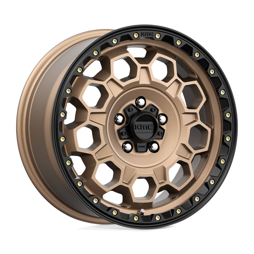 American Racing KM54578012635 TREK MATTE BRONZE W/BLACK LIP 17X8 5-120 CB 72.56 +35MM American Racing KM54578012635