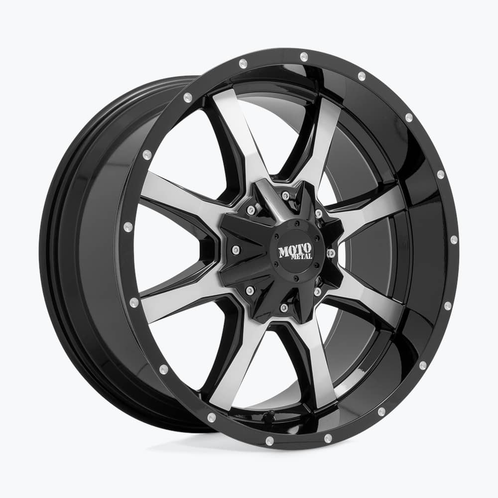 American Racing MO97021080424N MO970 20X10 8X6.5 G-GRY BLK LP -24MM American Racing MO97021080424N
