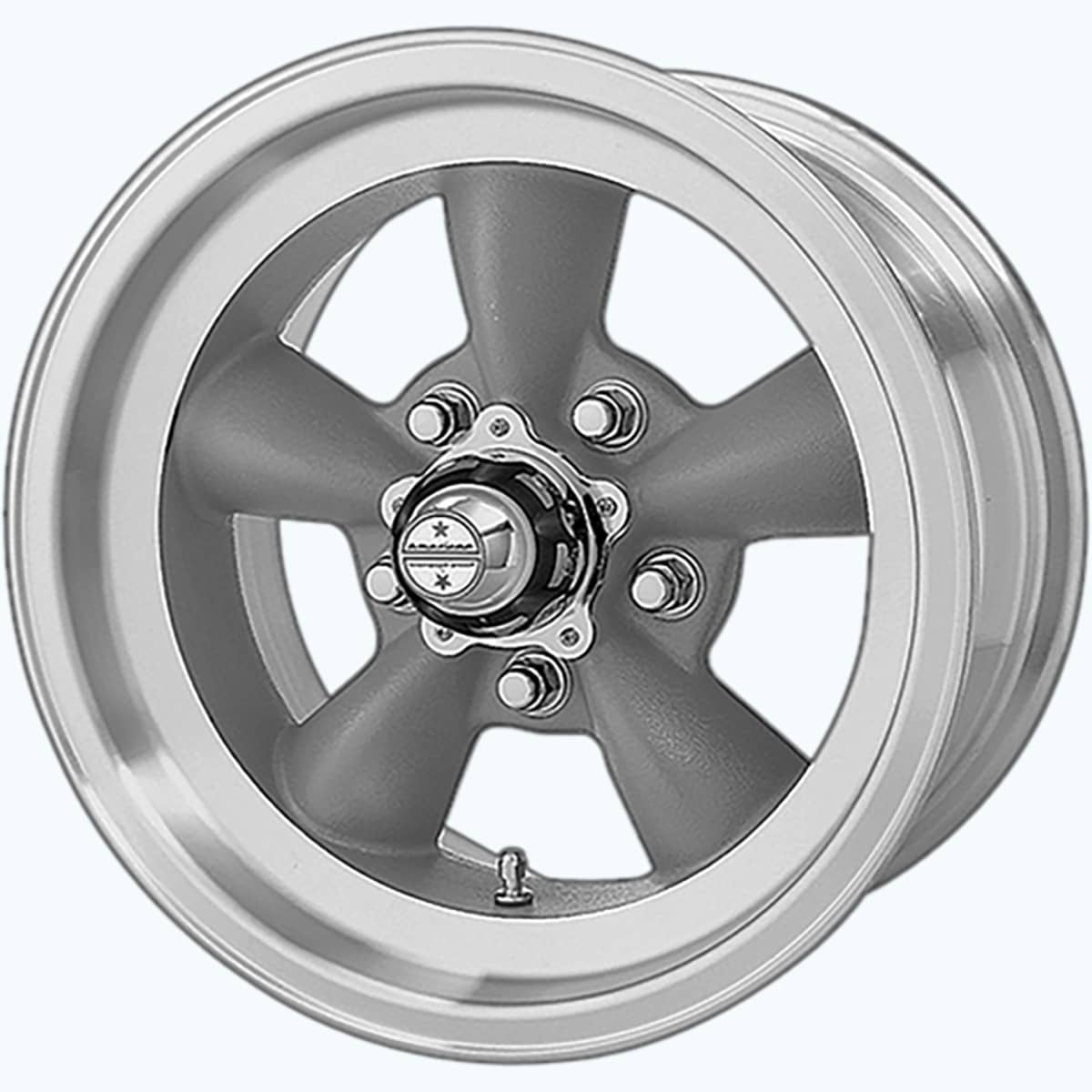 American Racing VN1055761 VN105 TORQ THRUST D GRAY W/ MACH LIP 15X7 5X120.7 83.06 CB -6MM American Racing VN1055761