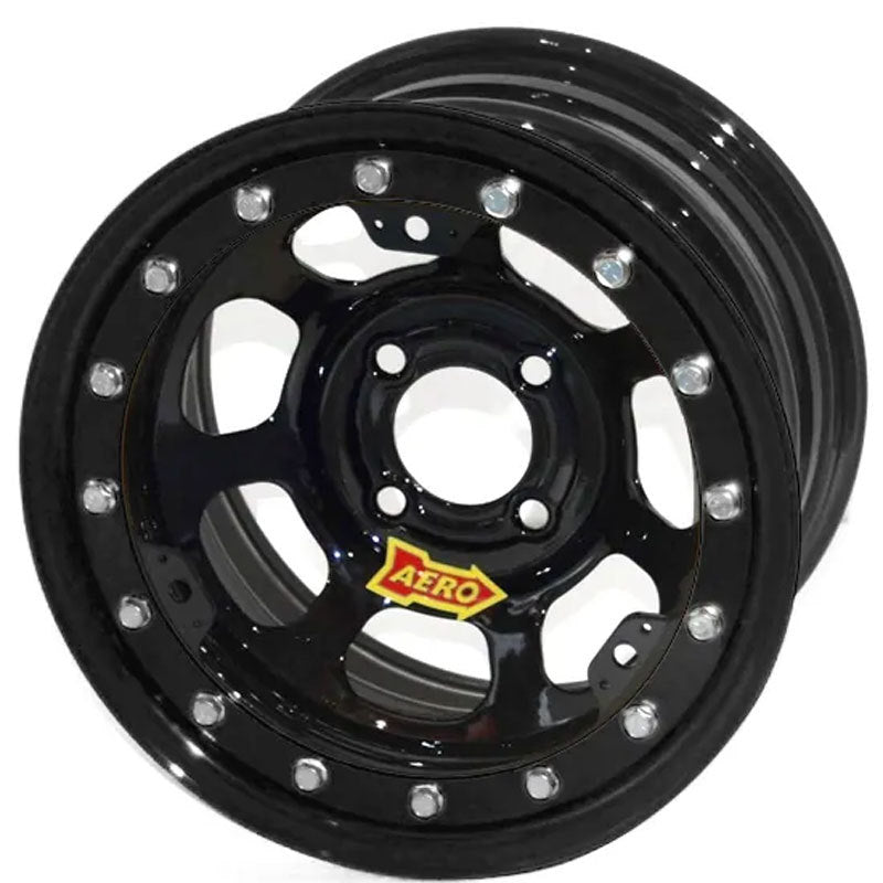 Aero Race Wheels 33-174520X Wheel 13x7 2in 4.50in BC Black Light Weight Aero Race Wheels 33-174520X
