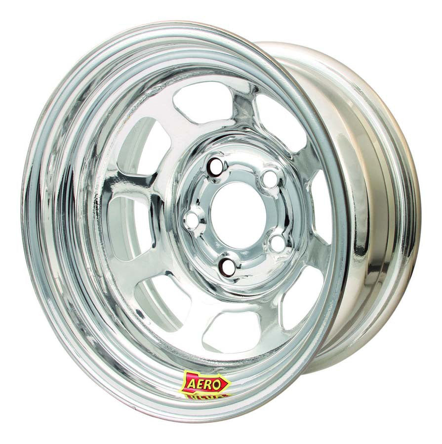 Aero Race Wheels 50-284740 15x8 4in 4.75in Chrome Aero Race Wheels 50-284740