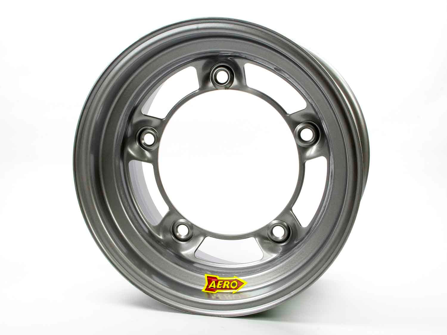 Aero Race Wheels 51-080550 15X8 5in. Wide 5 Silver Aero Race Wheels 51-080550