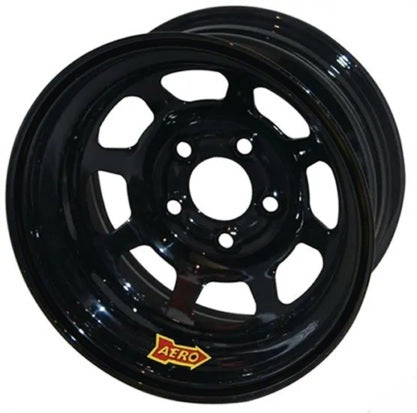 Aero Race Wheels 51-185020 15x8 2in 5.00 Black Aero Race Wheels 51-185020