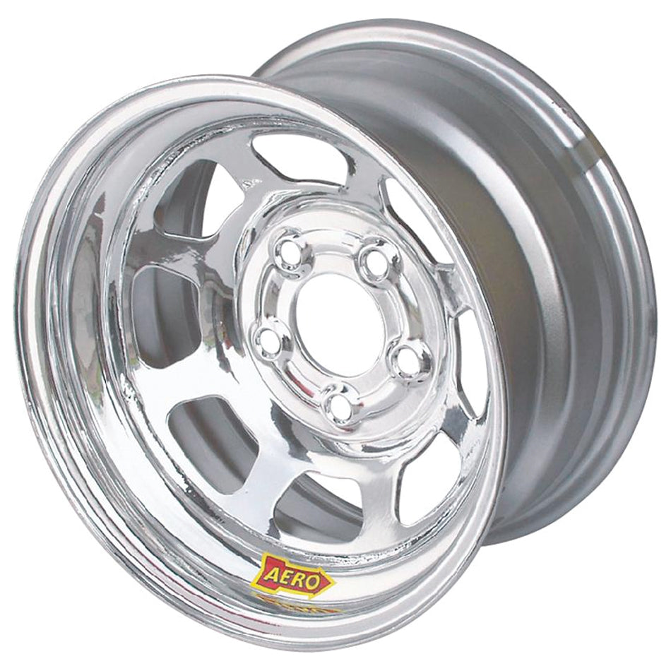 Aero Race Wheels 51-205050RF 15x10 5in 5.00 Chrome Aero Race Wheels 51-205050RF