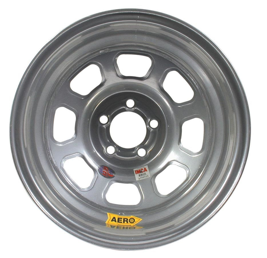 Aero Race Wheels 52-084510 15x8 1in 4.50 Silver Aero Race Wheels 52-084510