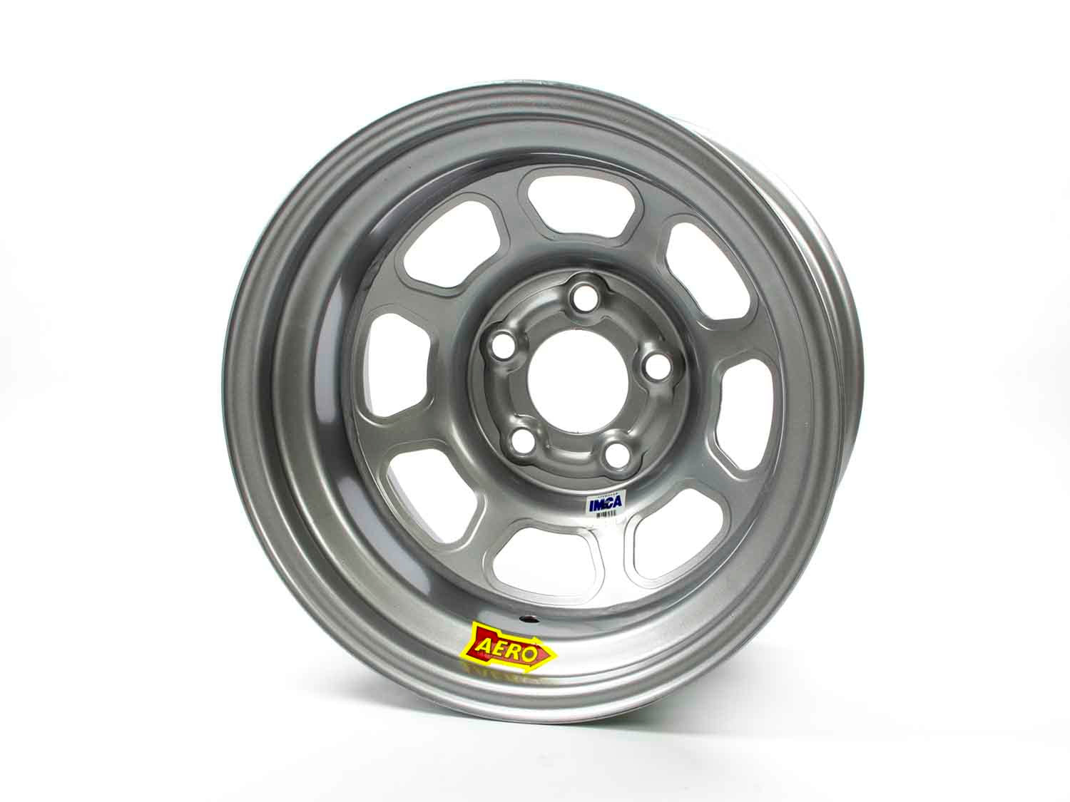 Aero Race Wheels 52-085020L 15x8 2in 5.00 Silver LR Aero Race Wheels 52-085020L