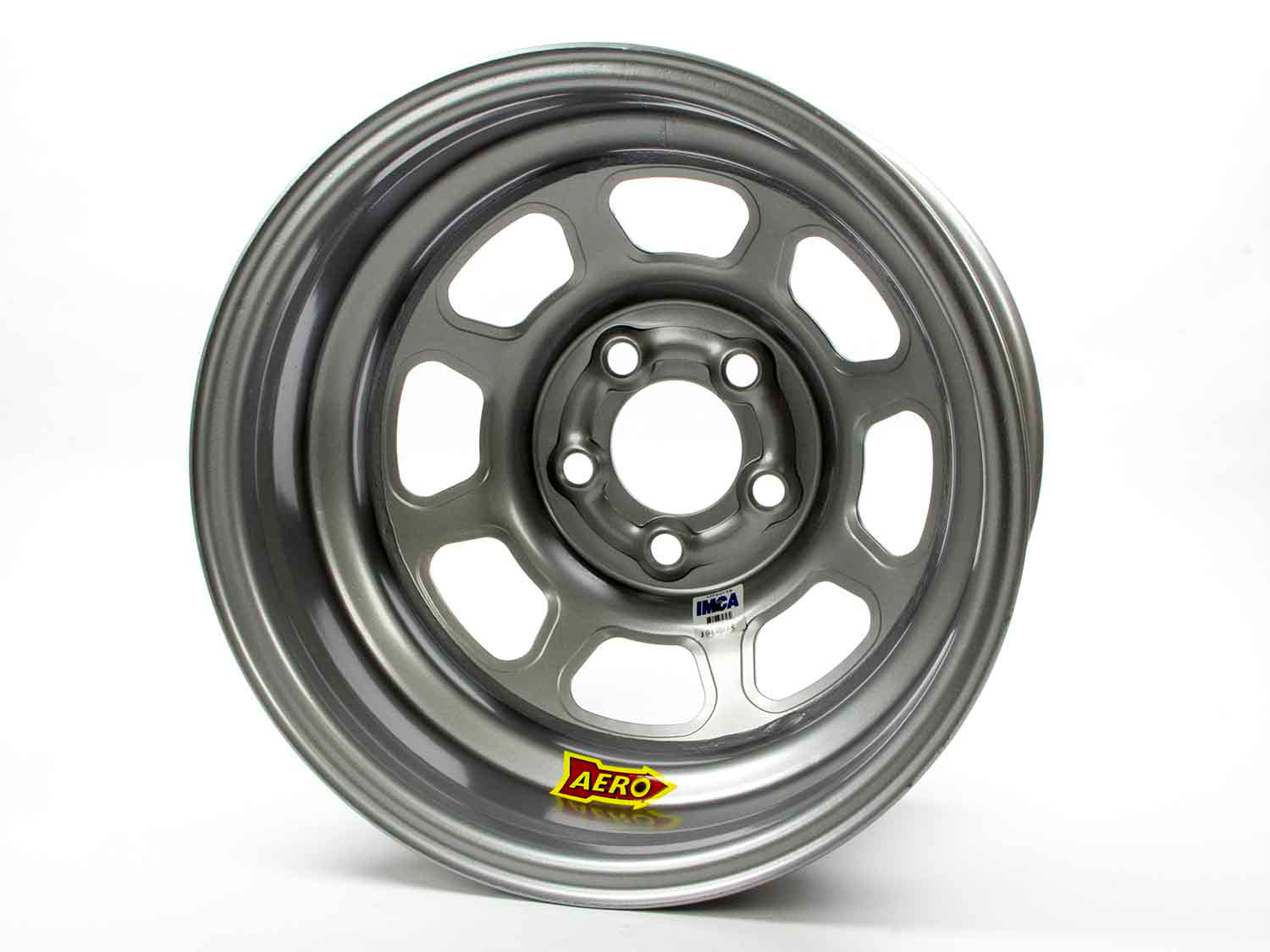 Aero Race Wheels 52-085040 15x8 4in 5.00 Silver Aero Race Wheels 52-085040