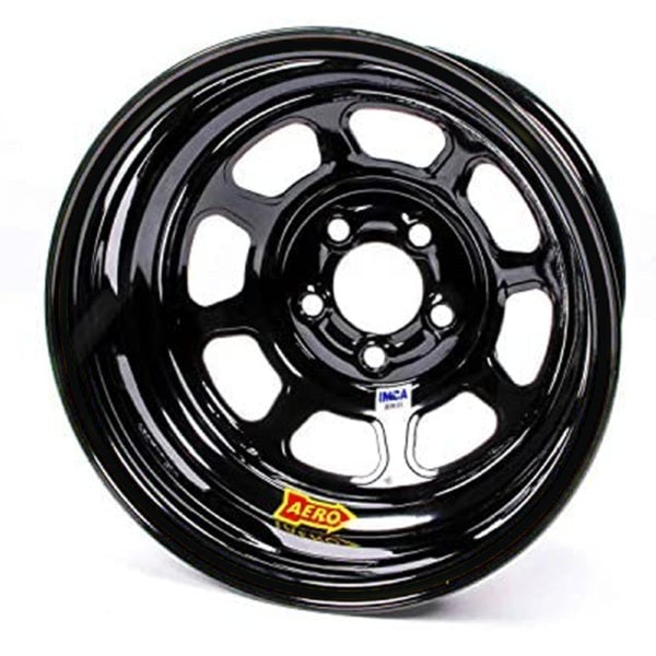 Aero Race Wheels 52-185030T3 15x8 3in 5.00 Black w/ 3 Tabs for Mudcover Aero Race Wheels 52-185030T3