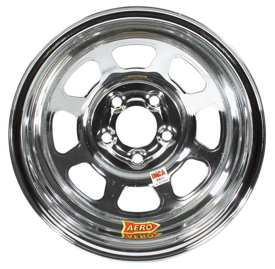 Aero Race Wheels 52-284740 15X8 4in 4.75 Chrome Aero Race Wheels 52-284740
