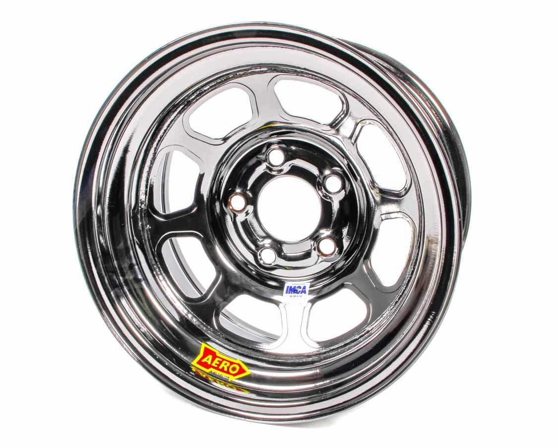 Aero Race Wheels 52-985030BLK 15x8 3in 5.00 Black Chrome Aero Race Wheels 52-985030BLK