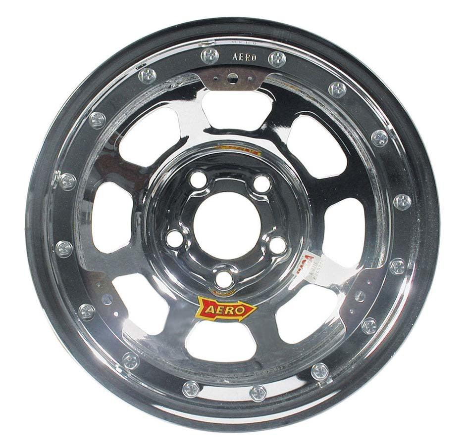 Aero Race Wheels 53-285040 15x8 4in 5.00 Chrome Aero Race Wheels 53-285040