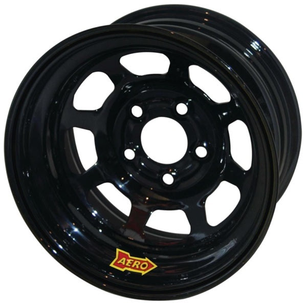 Aero Race Wheels 56-185020 15x8 2in 5.00 Black Spun Extreme Bead Aero Race Wheels 56-185020