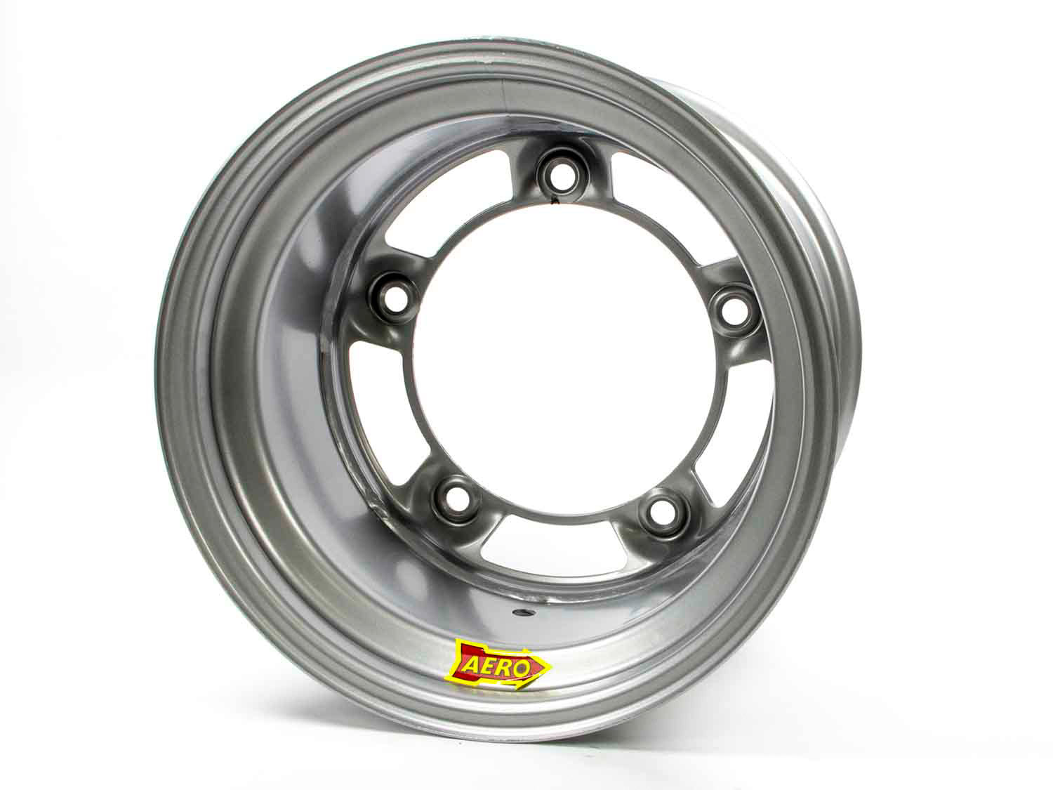 Aero Race Wheels 58-000540 15x10 4in Wide 5 Silve Aero Race Wheels 58-000540