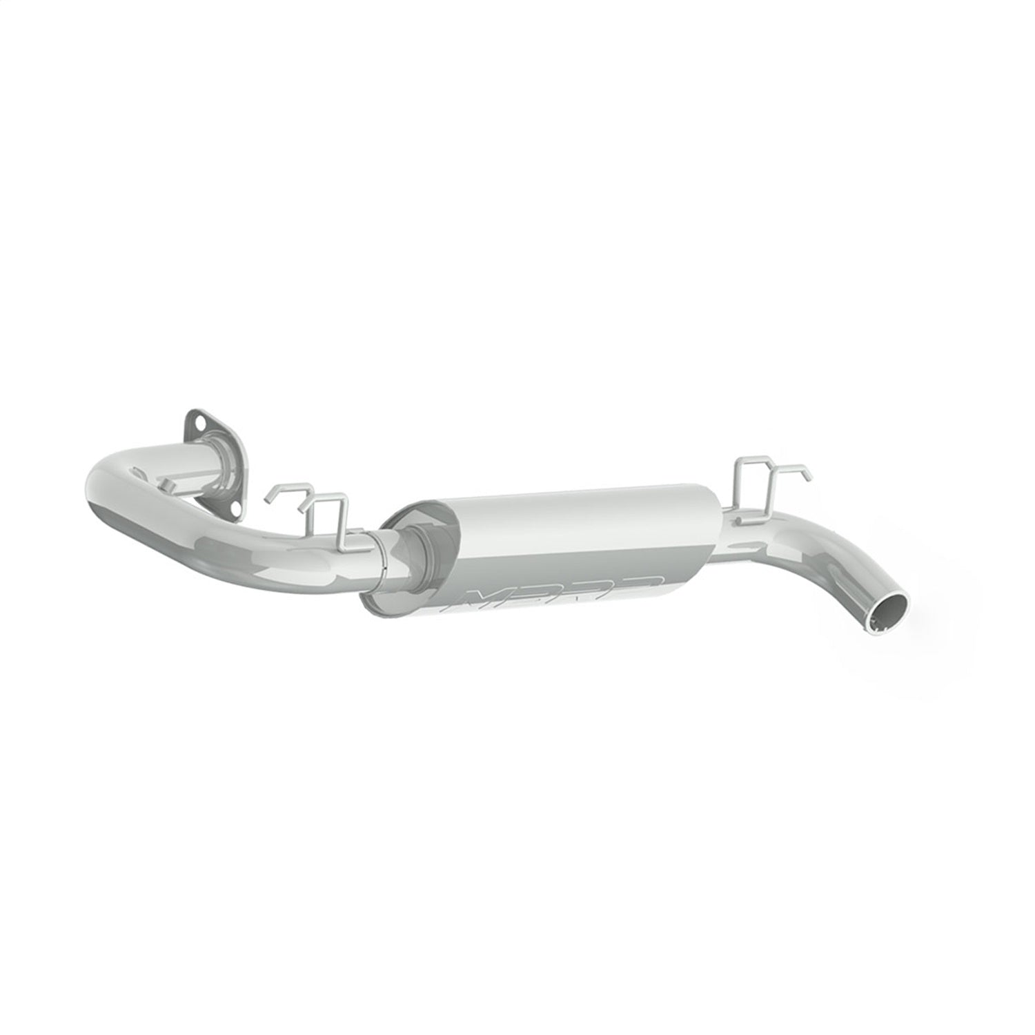 MBRP Exhaust AT-9110SP ATV Exhaust System With Sport Muffler; Slip-On; Oval; Stainless Steel; MBRP Exhaust AT-9110SP