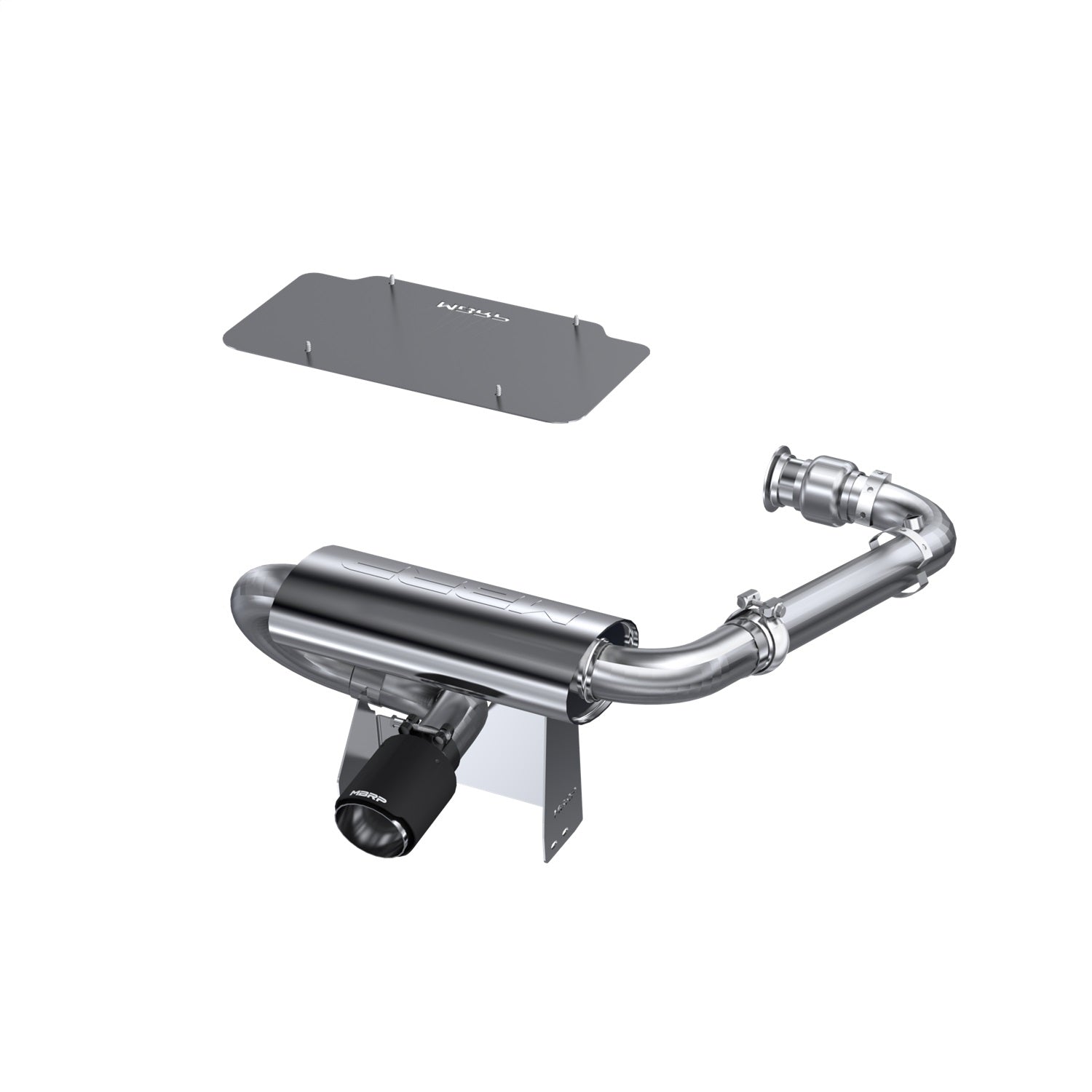 MBRP Exhaust AT-9208FS ATV Exhaust System With Performance Muffler MBRP Exhaust AT-9208FS