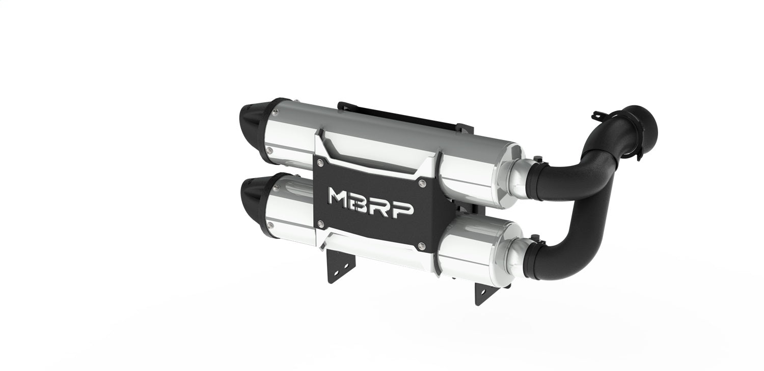MBRP Exhaust AT-9208PT ATV Exhaust System With Performance Muffler; Slip On; MBRP Exhaust AT-9208PT