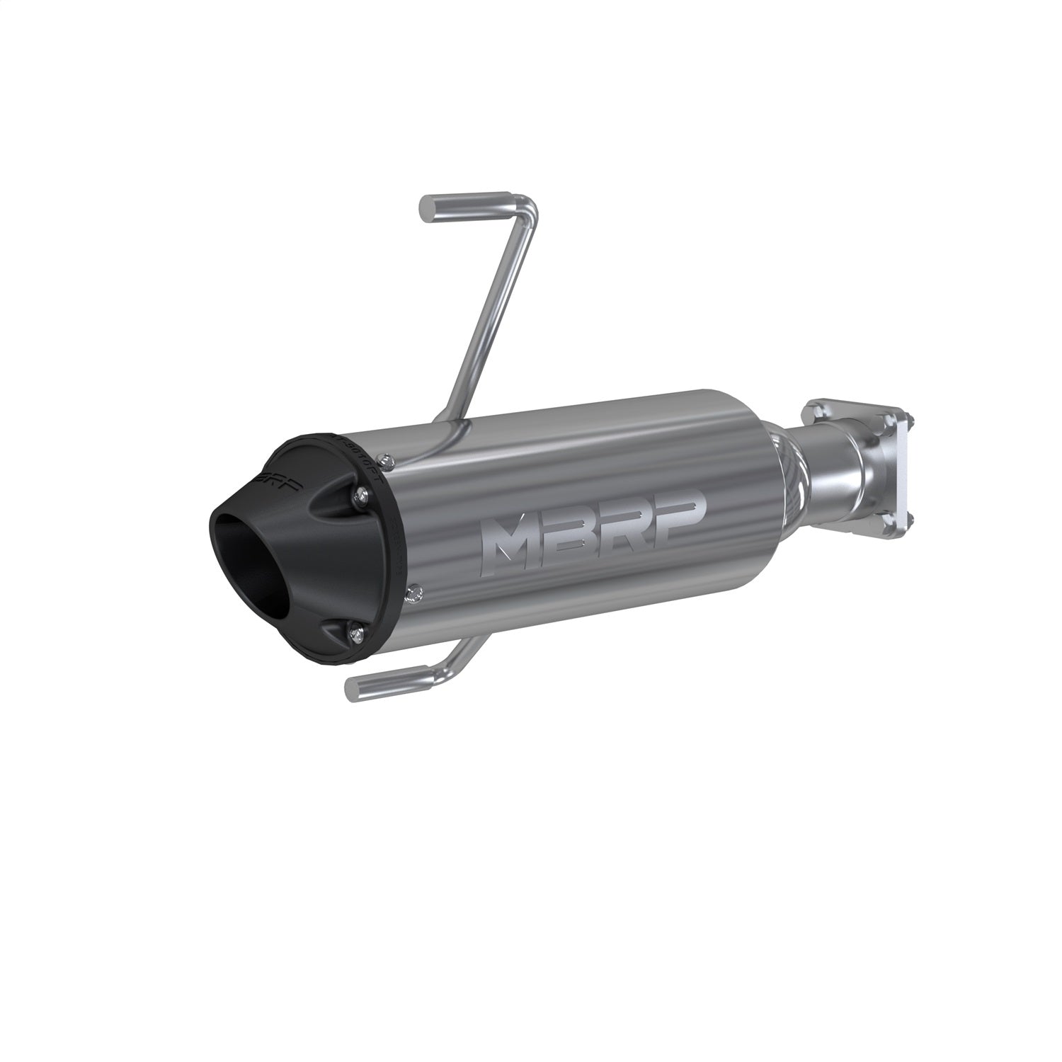 MBRP Exhaust AT-9301PT ATV Exhaust System With Performance Muffler; Slip On; T304 Stainless Steel; MBRP Exhaust AT-9301PT