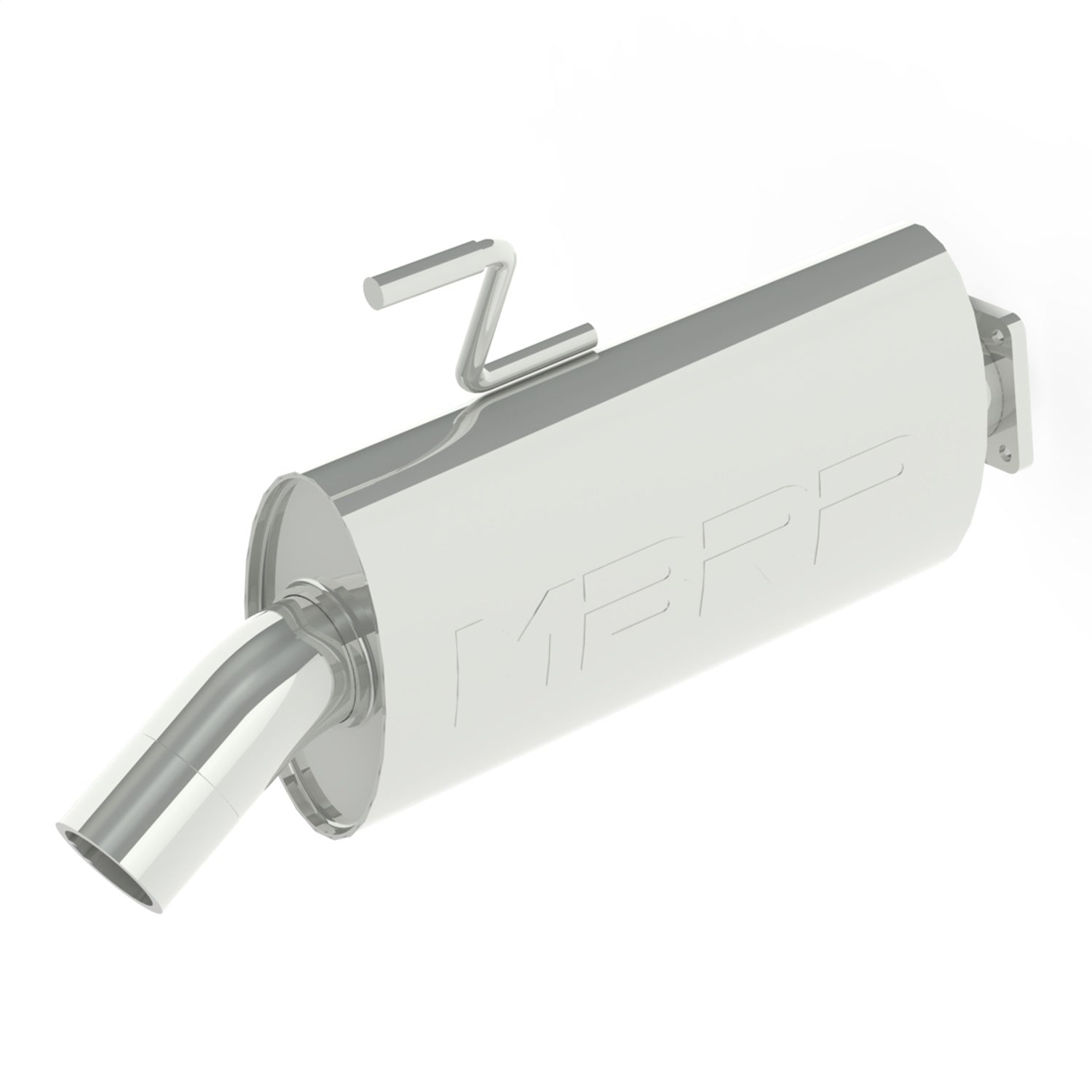 MBRP Exhaust AT-9301SP ATV Exhaust System With Sport Muffler; Slip On System; T304 Stainless Steel; MBRP Exhaust AT-9301SP