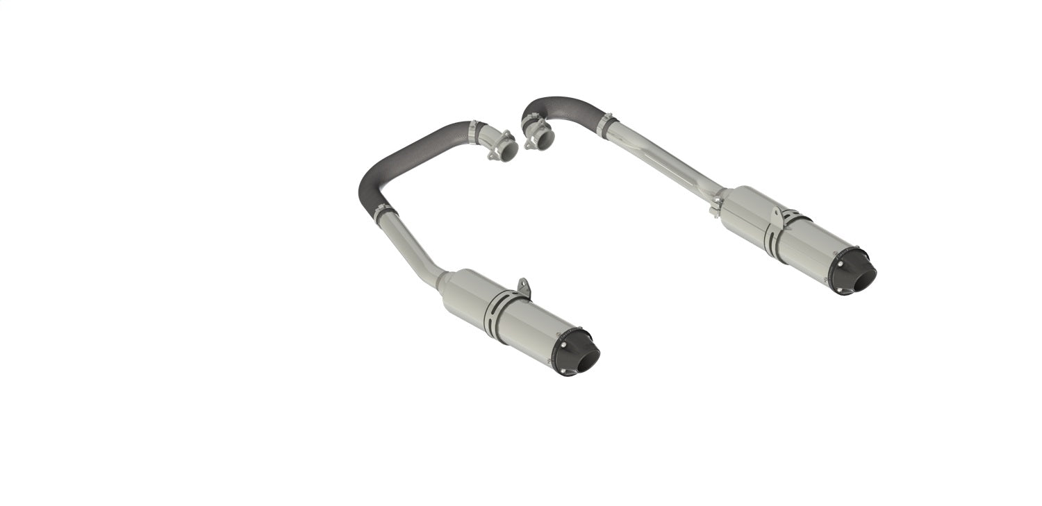 MBRP Exhaust AT-9514PT ATV Exhaust System With Performance Muffler; Dual System; Header Back; MBRP Exhaust AT-9514PT