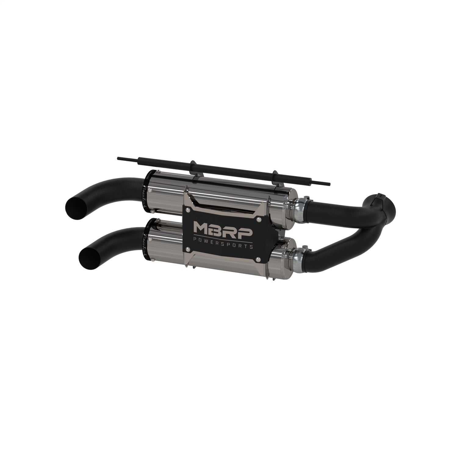 MBRP Exhaust AT-9515PT ATV Exhaust System With Performance Muffler; Slip On; 304 Stainless Steel; MBRP Exhaust AT-9515PT