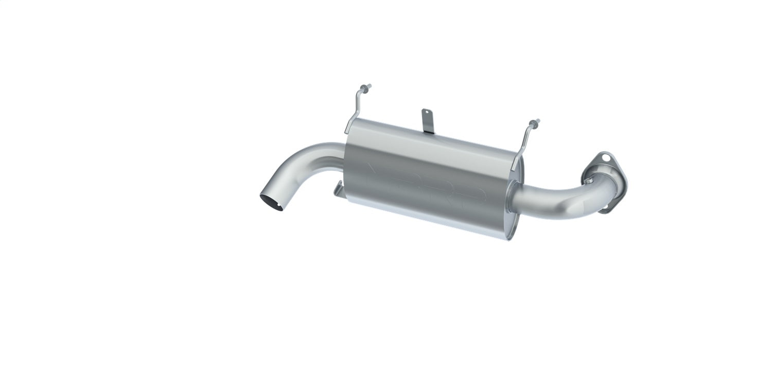 MBRP Exhaust AT-9517SP ATV Exhaust System With Sport Muffler; Slip-On; Oval; 304 Stainless Steel; MBRP Exhaust AT-9517SP