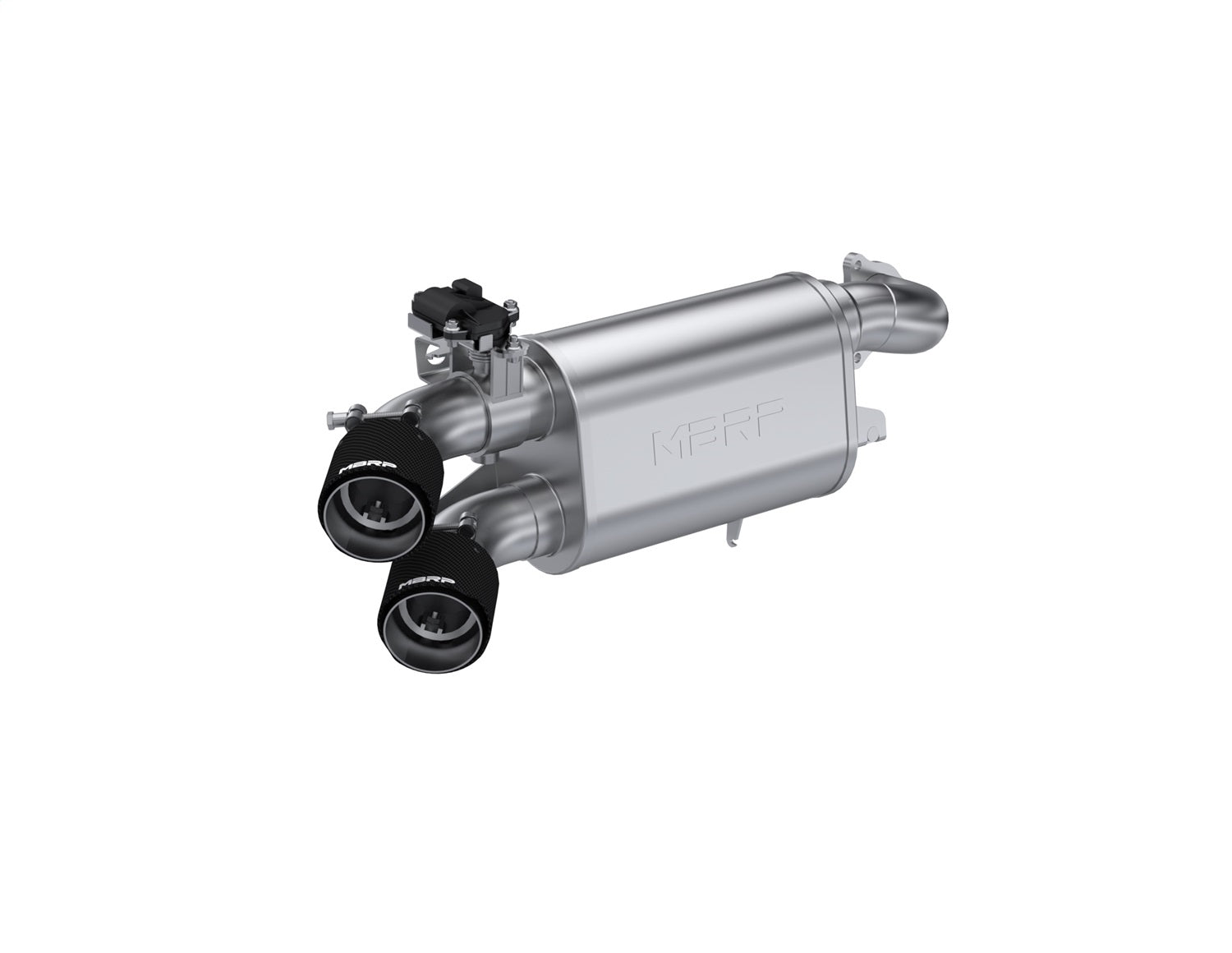 MBRP Exhaust AT-9524AS ATV Exhaust System With Performance Muffler; Slip-On; Active Exhaust; Dual Out; MBRP Exhaust AT-9524AS