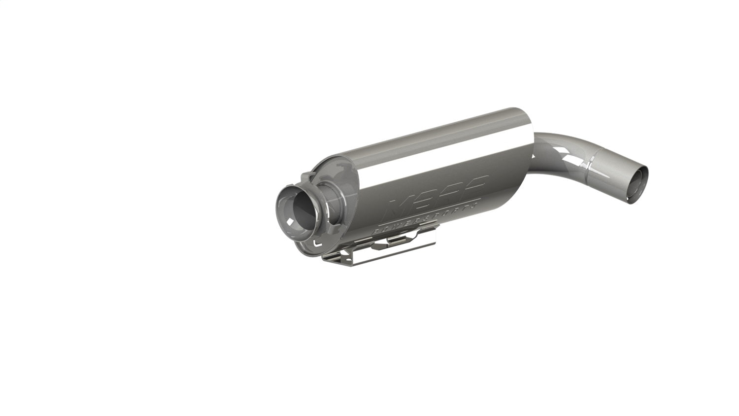 MBRP Exhaust AT-9708SP ATV Exhaust System With Sport Muffler; Slip-On; Oval; For Artic Cat Wildcat XX; MBRP Exhaust AT-9708SP