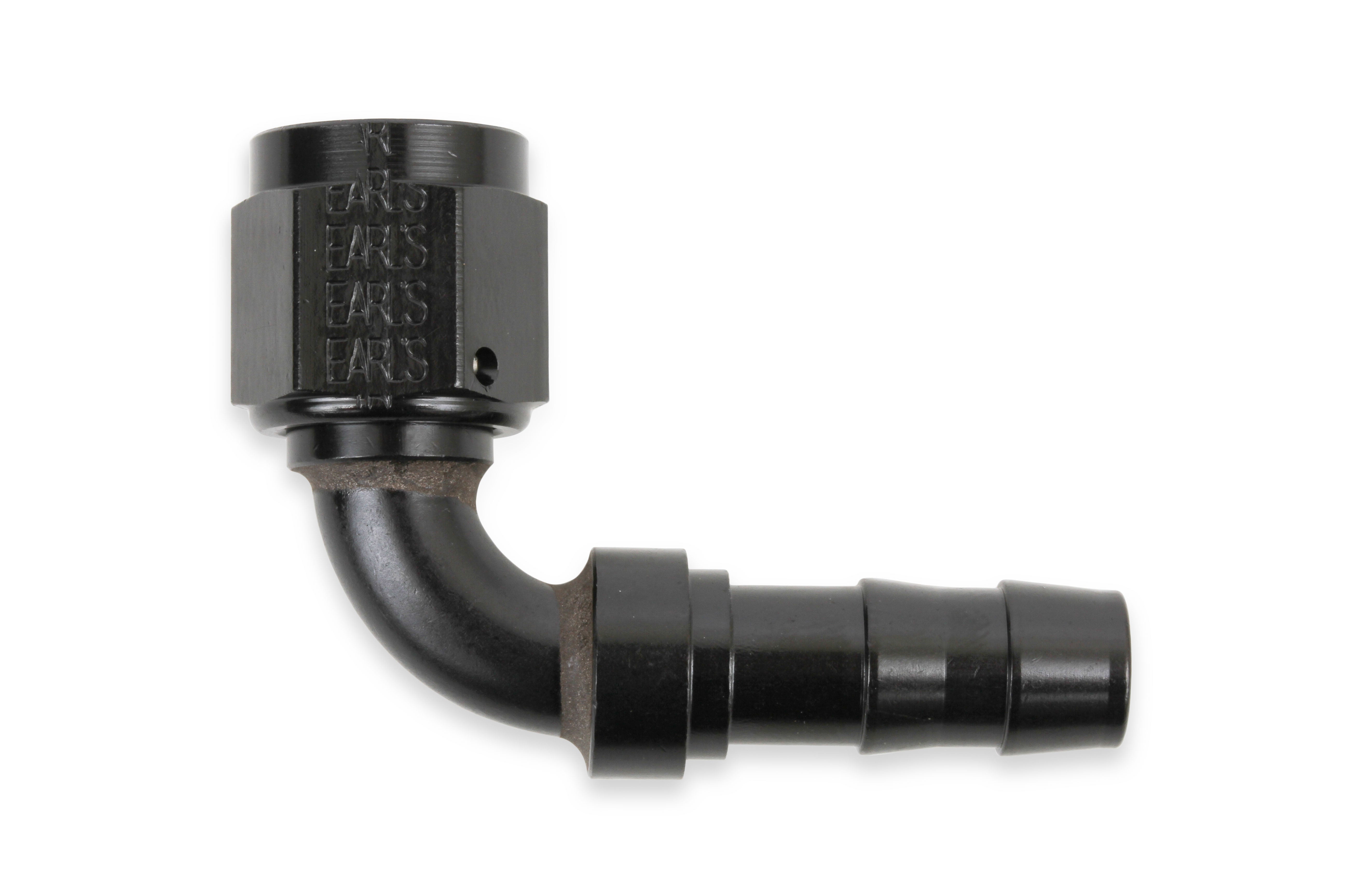Earl's Super Stock™ 90 Degree -4 Female to 1/4" Barb