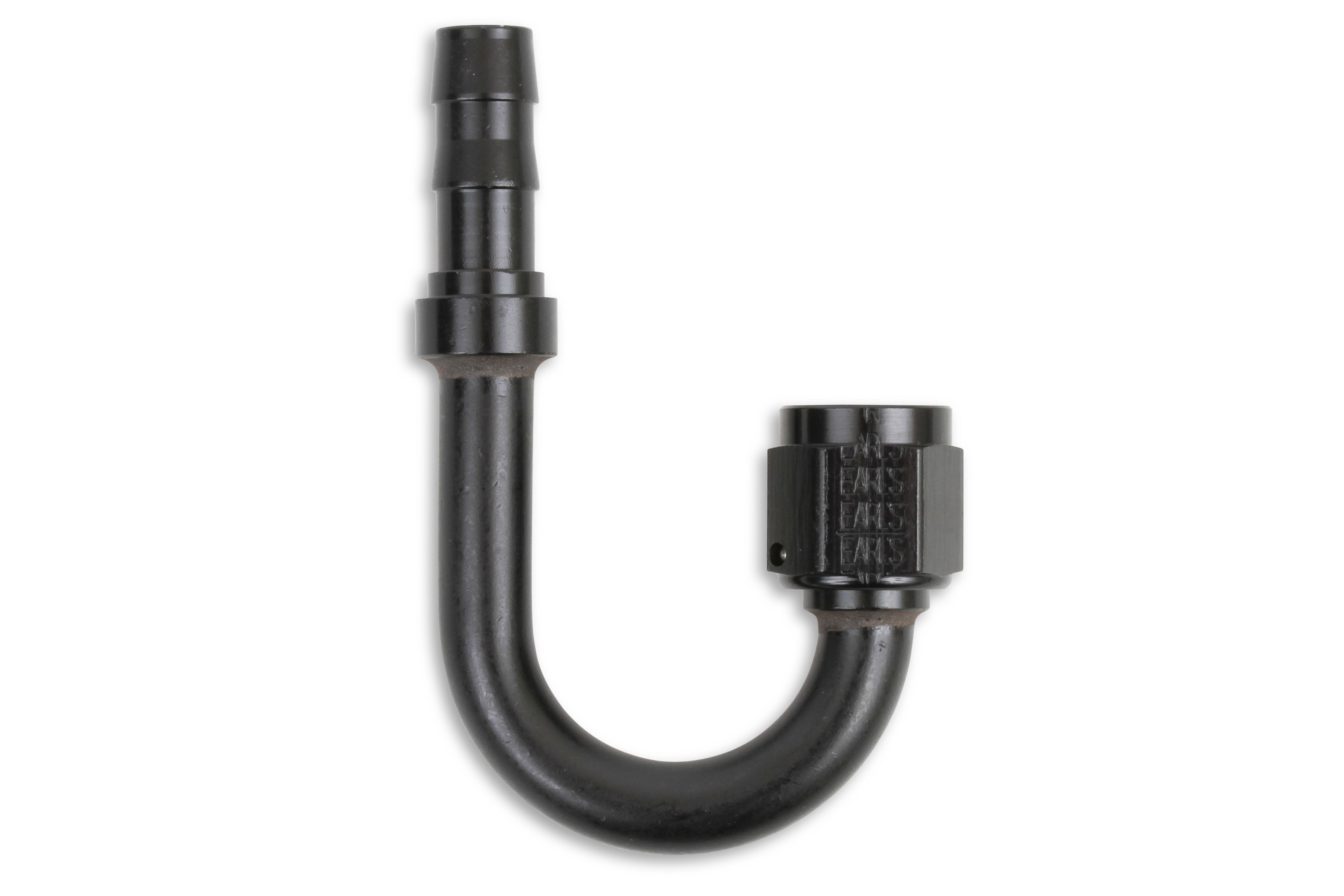Earl's Super Stock™ 180 Degree -8 Female to 1/2" Barb