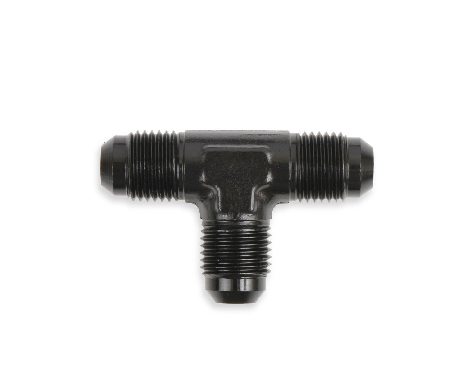 Earl's Performance AT982408ERL Aluminum AN Tee; Size: -8AN Male; Anodized Black; Bagged Packaging; Earl's Performance AT982408ERL