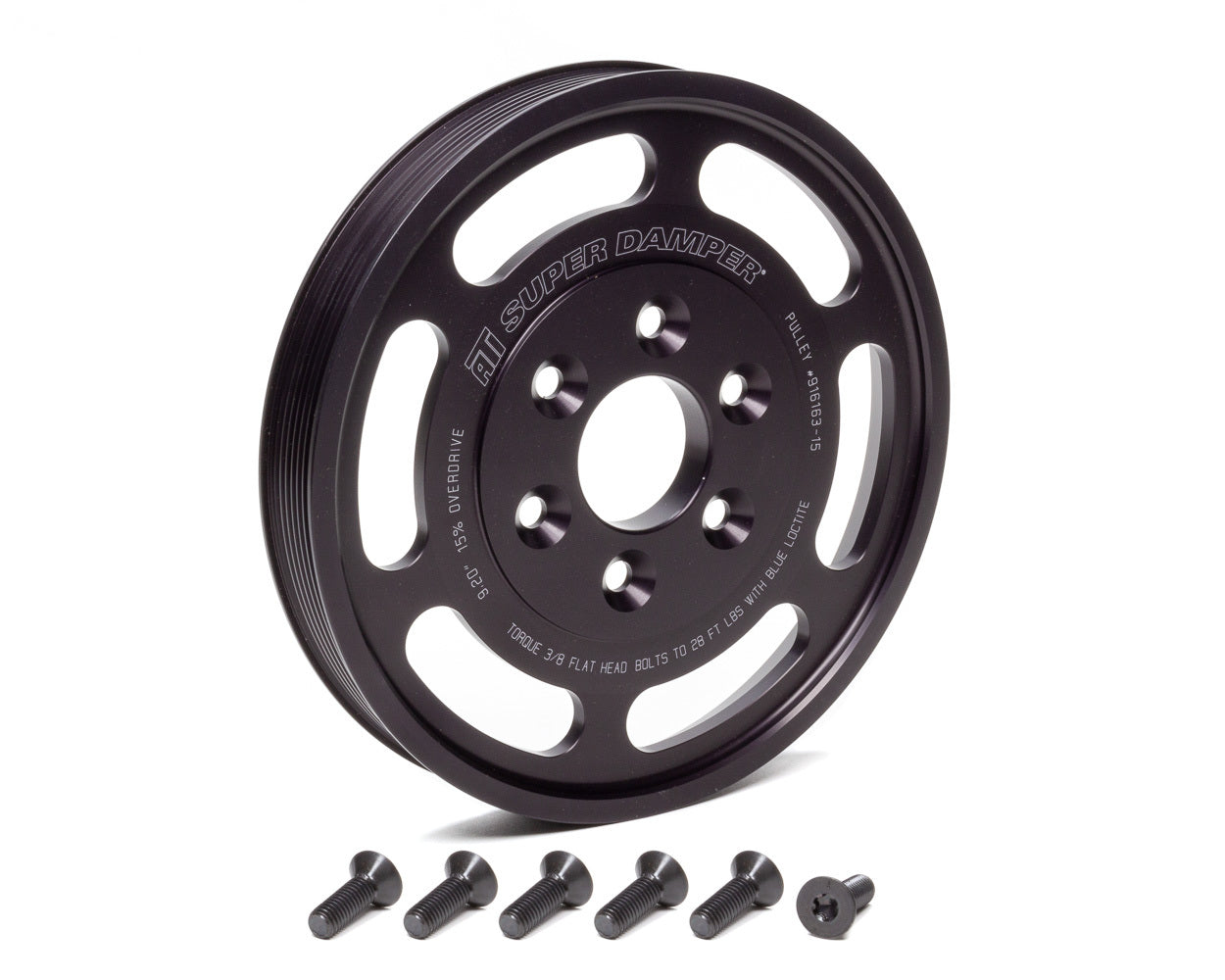ATI Performance 916163-15 Supercharger Pulley 8.597 Dia. 8-Groove ATI Performance 916163-15