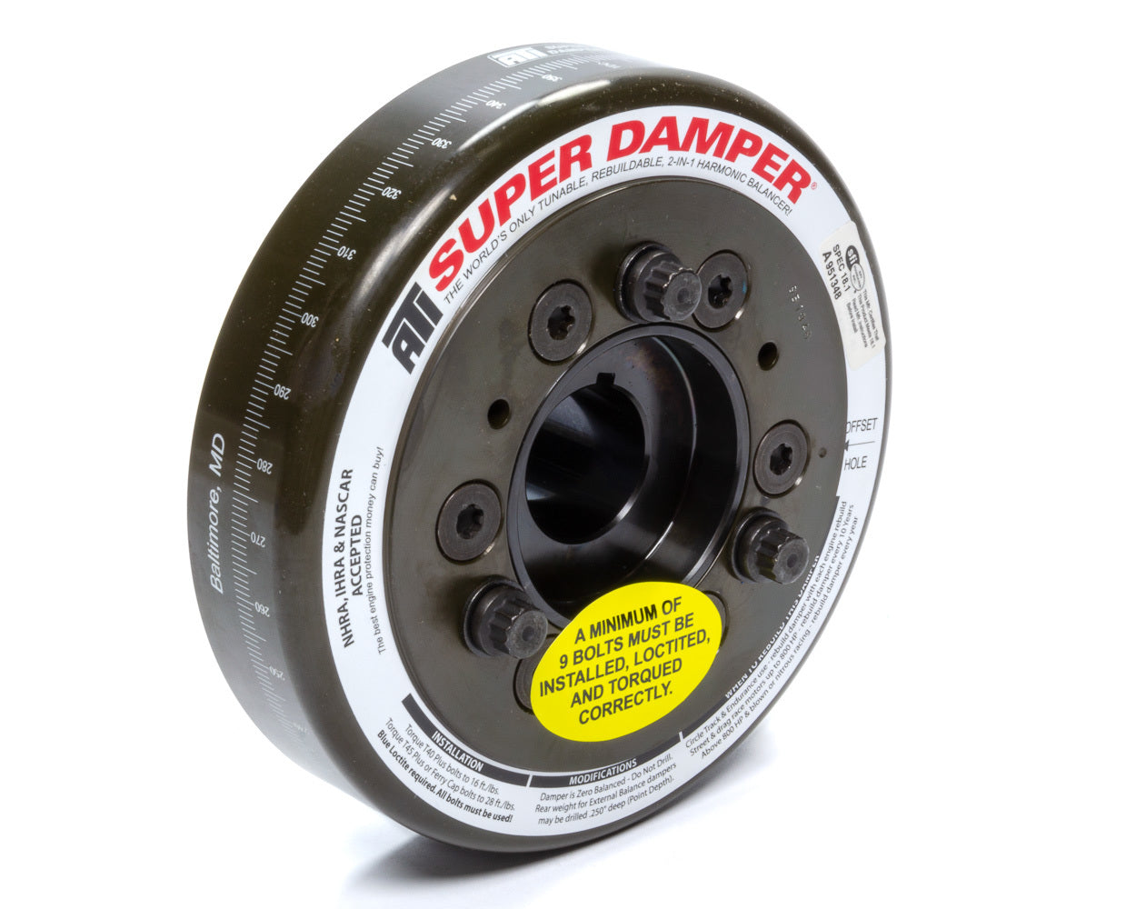 ATI Performance 917789 SBC Harmonic Damper SFI 6.325 Internal Balance ATI Performance 917789