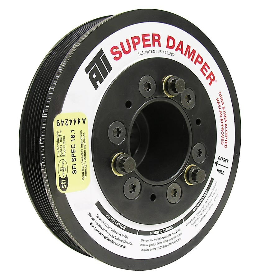 ATI Performance 918432 Mopar 6.75 Super Damper 6.1L Hemi 6-Rib ATI Performance 918432