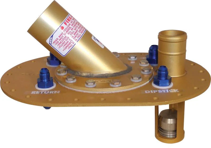 ATL Fuel Cells PT-BG-038 2-1/4 O.D. Fill w/ Paddl e Valve & TF 193A Plate ATL Fuel Cells PT-BG-038