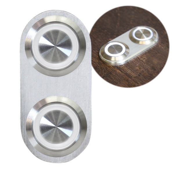 AUTO-LOC AUTBBA23 Daytona Billet Switch White LED AUTO-LOC AUTBBA23