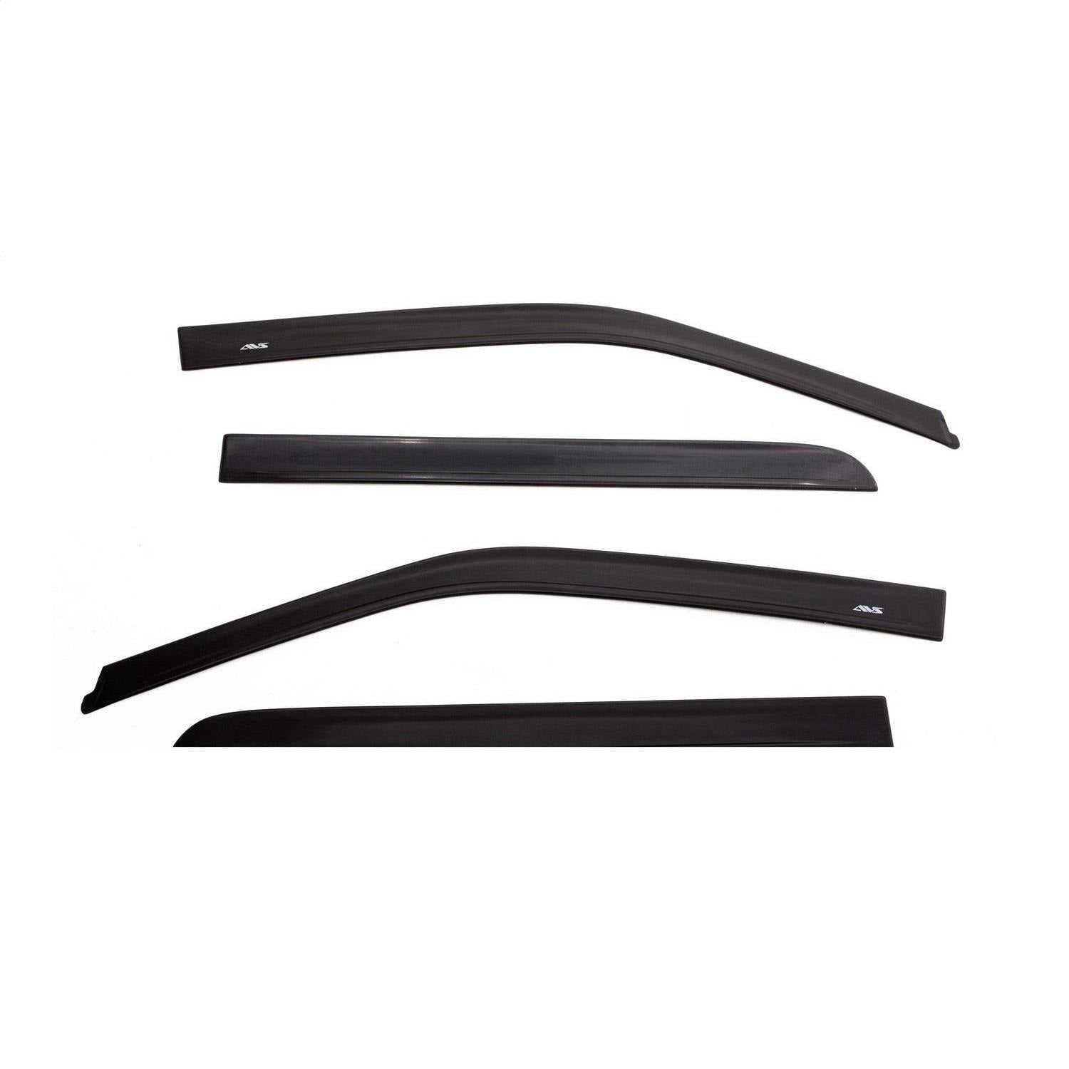 Auto Ventshade (AVS) 774080 Ventvisor® Low Profile Deflector 4 pc.; Matte Black; Auto Ventshade (AVS) 774080