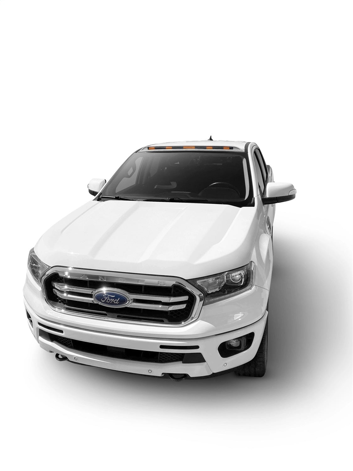 Auto Ventshade (AVS) 898166-Z1 Aerocab Pro Marker Light Color Match; Oxford White; Low Profile; Auto Ventshade (AVS) 898166-Z1